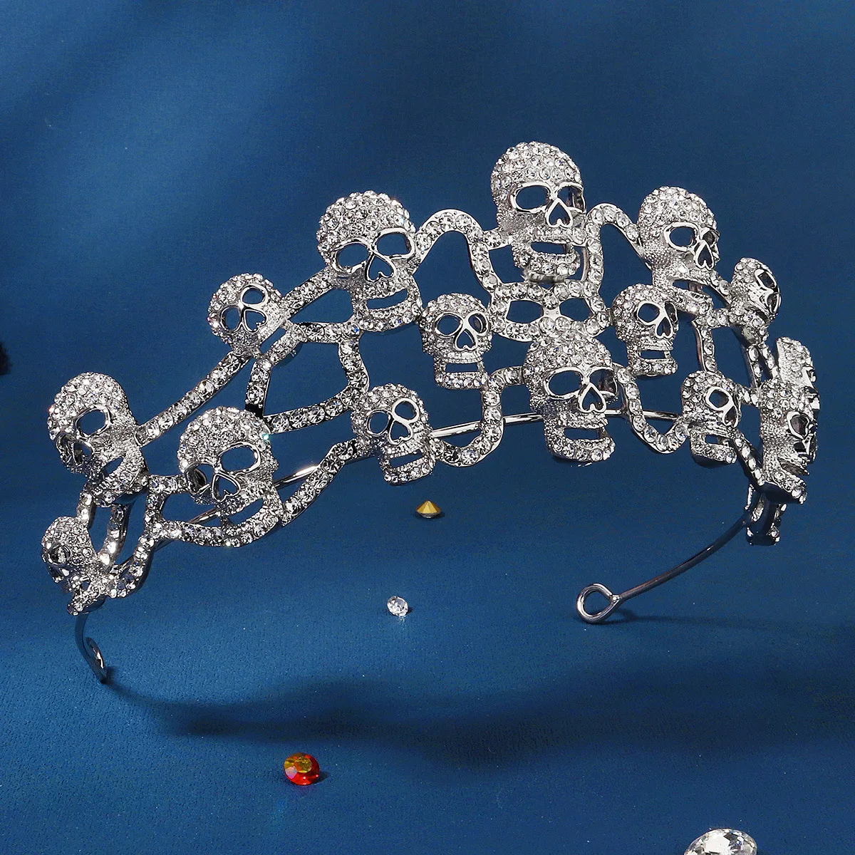 Cool Design ショップ　TIARA II DIEZI 8 Colors Baroque Vintage Big Crystal Tiara Women