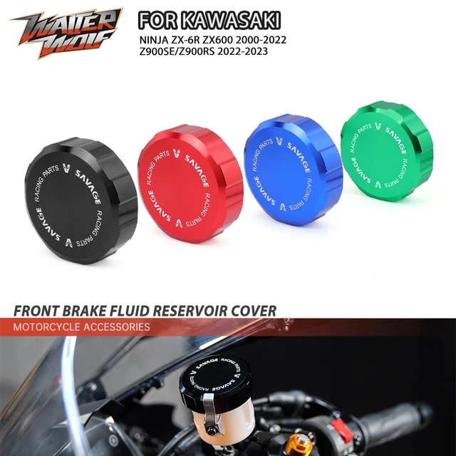 Bouchon,Couvercle de réservoir de liquide de frein et bouchon de remplissage  d'huile, accessoires pour Kawasaki - Red-ZX6R636 - Cdiscount Auto