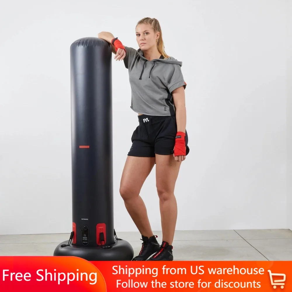 Free Shipping Inflatable Freestanding Punching Bag Boxing Bag for Home Fitness Body Building Sports Entertainment