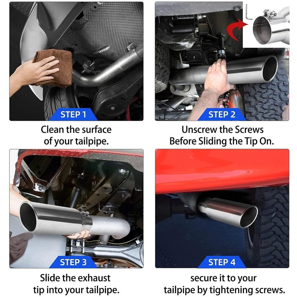 LCGP 3 Inlet Universal Exhaust Tip, 4 Outlet - 5 Ghana