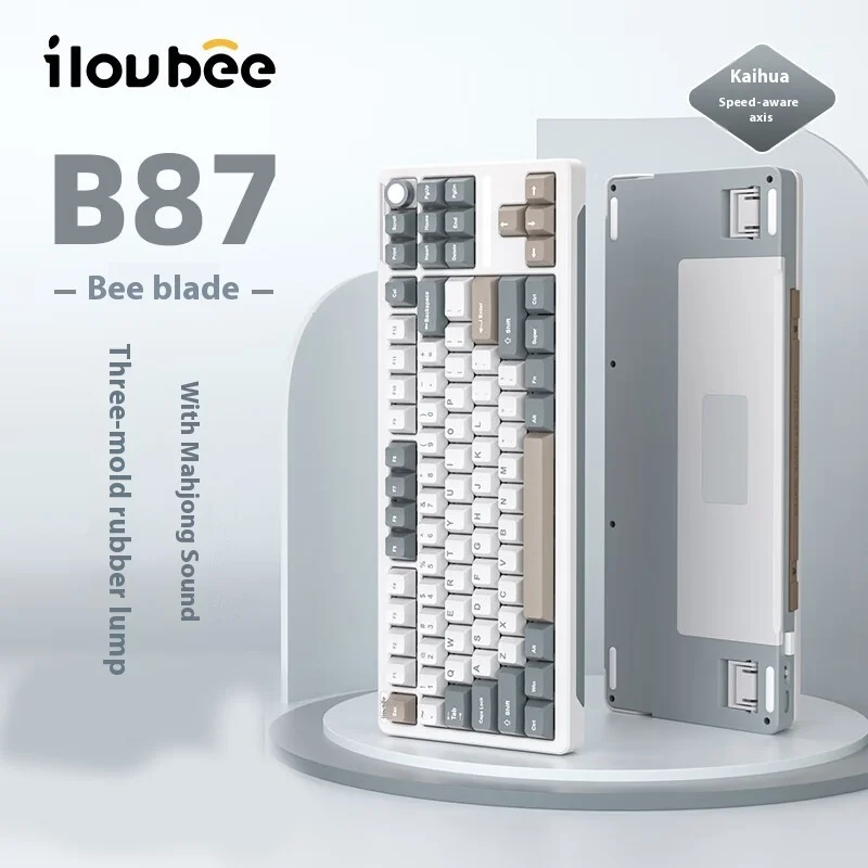 Ilovbee-カスタマイズされたB87メカニカルキーボード,Bluetooth