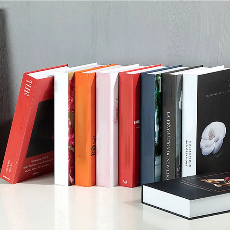 

3 PCS/lot Foldable Fake Book Simulation Book Nordic Props Book Hotel Soft Decoration Fold Fake Book Living Room Props Promotion