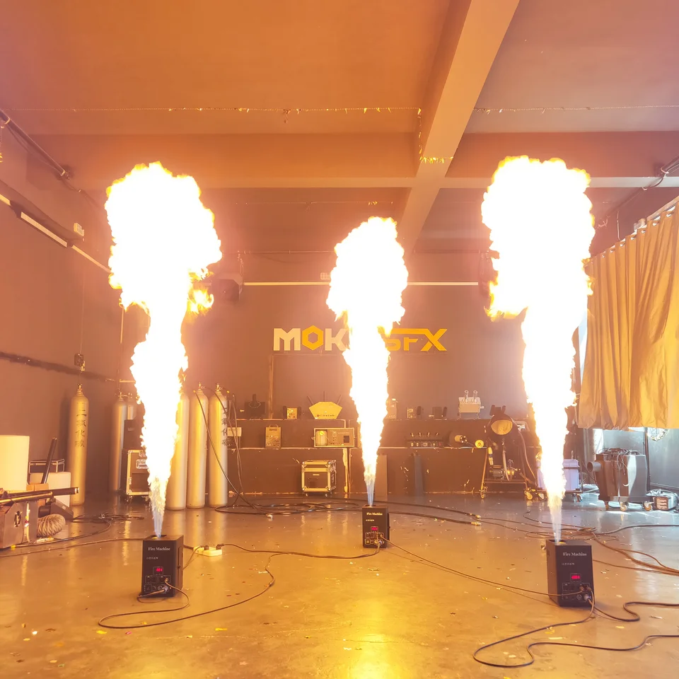 Yonntech 200W DMX de flamme projecteur machine effet déclencheur feu disco  partie - Cdiscount TV Son Photo