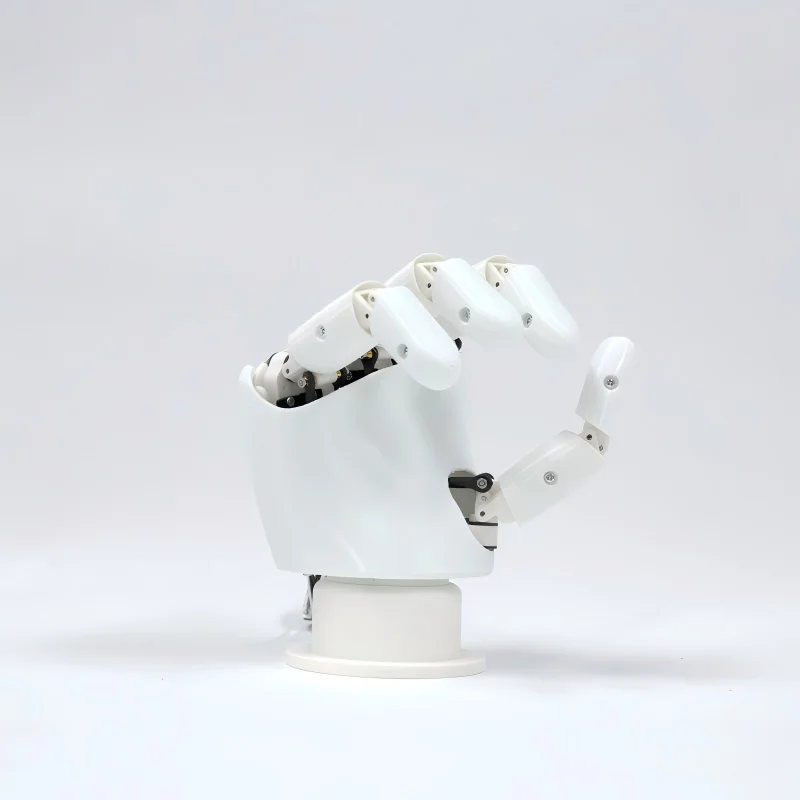 조립된 AmazingHand 8 DOF 로봇 손 3D 프린팅된 기계식 손 오른쪽/왼쪽 손 PWM / Feetech 시리얼 모터 프로그래밍 가능한 로봇
