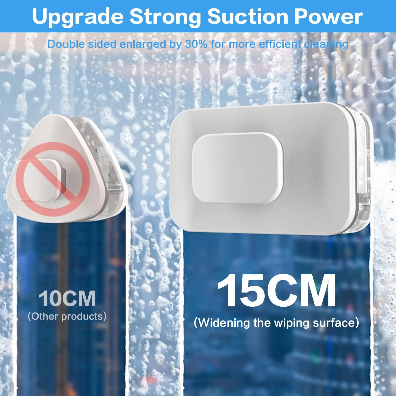 Glass Wiper Wash Magnetic Window Double Sided Cleaning Brush Household Magnetic Brush for Washing Windows Home Cleaning Tool New