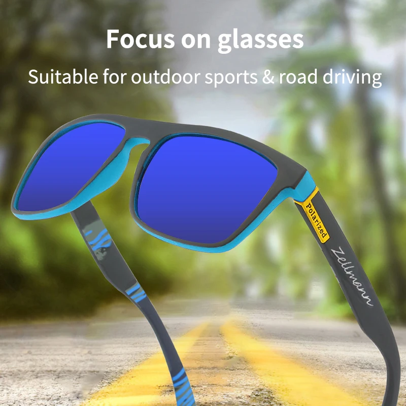 2023 Neue polarisierte Sonnenbrille für Herren UV400 Outdoor-Sport-Sonnenbrille Rennrad Mountainbike Fahrradbrille New Style Fahrrad_voghion.com