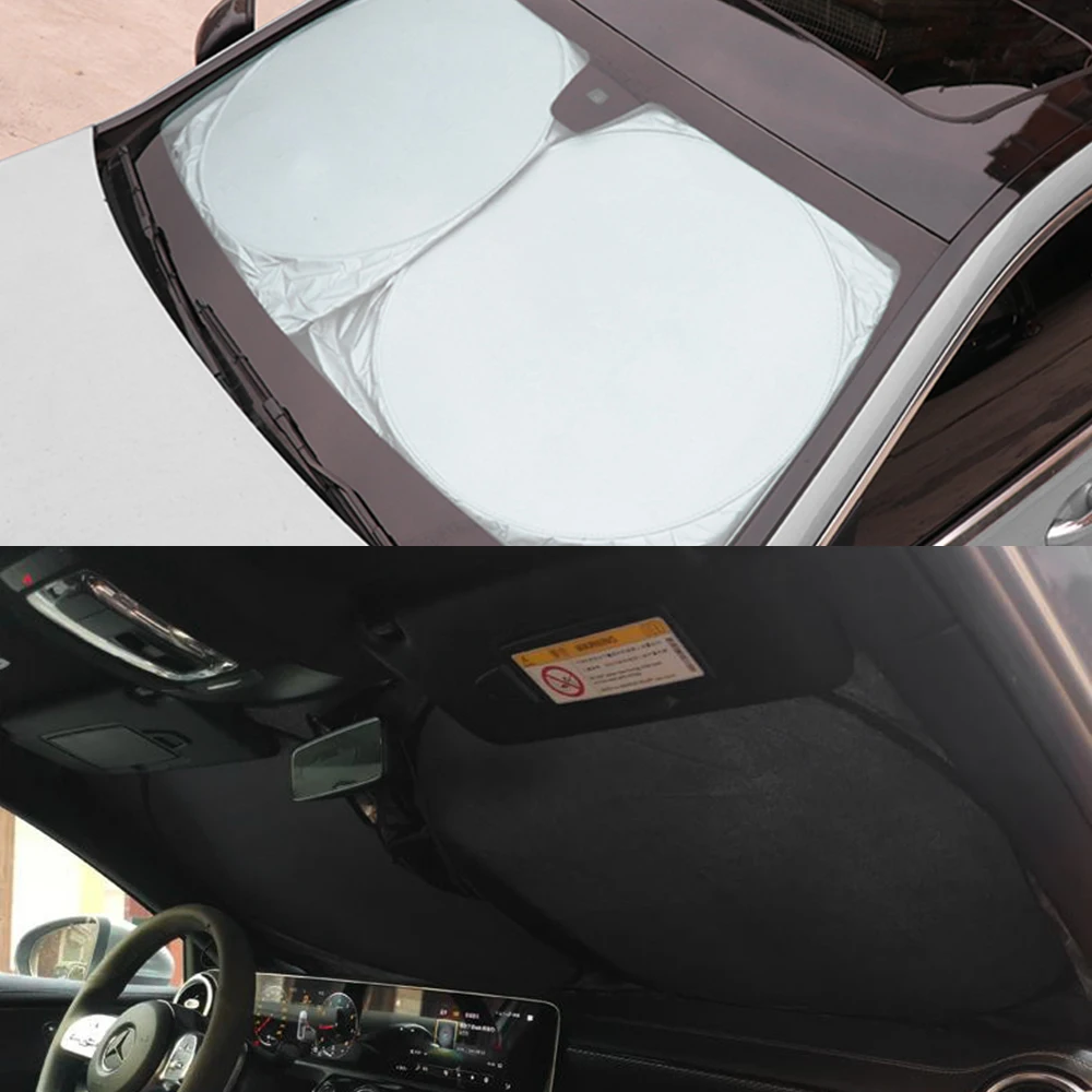 Auto-Windschutzscheiben-Sonnenschutzabdeckung für Ds Citroen Ds3 Cabrio Ds4  Ds5 Prestige Ds6 Ds7 Anti-UV-Sonnenblendenschutz Autozubehör