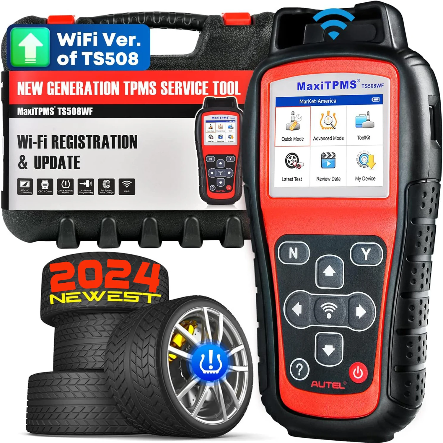 Autel MaxiTPMS TS508 TS508WF TPMS Tool 315 433MHZ MX-Sensor Programmer Tire Pressure Monitor Cars Diagnosis & Service Tool tire pressure monitor,car diagnostic tool