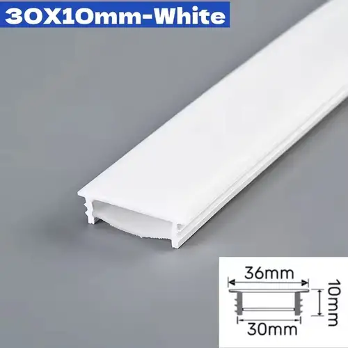 Black Flexible LED Neon Rope Lamp Silicone Tube Diffuser Recessed Channel For WS2811 WS2812B Waterproof Ribbon Neon Strip Lights - Image 15