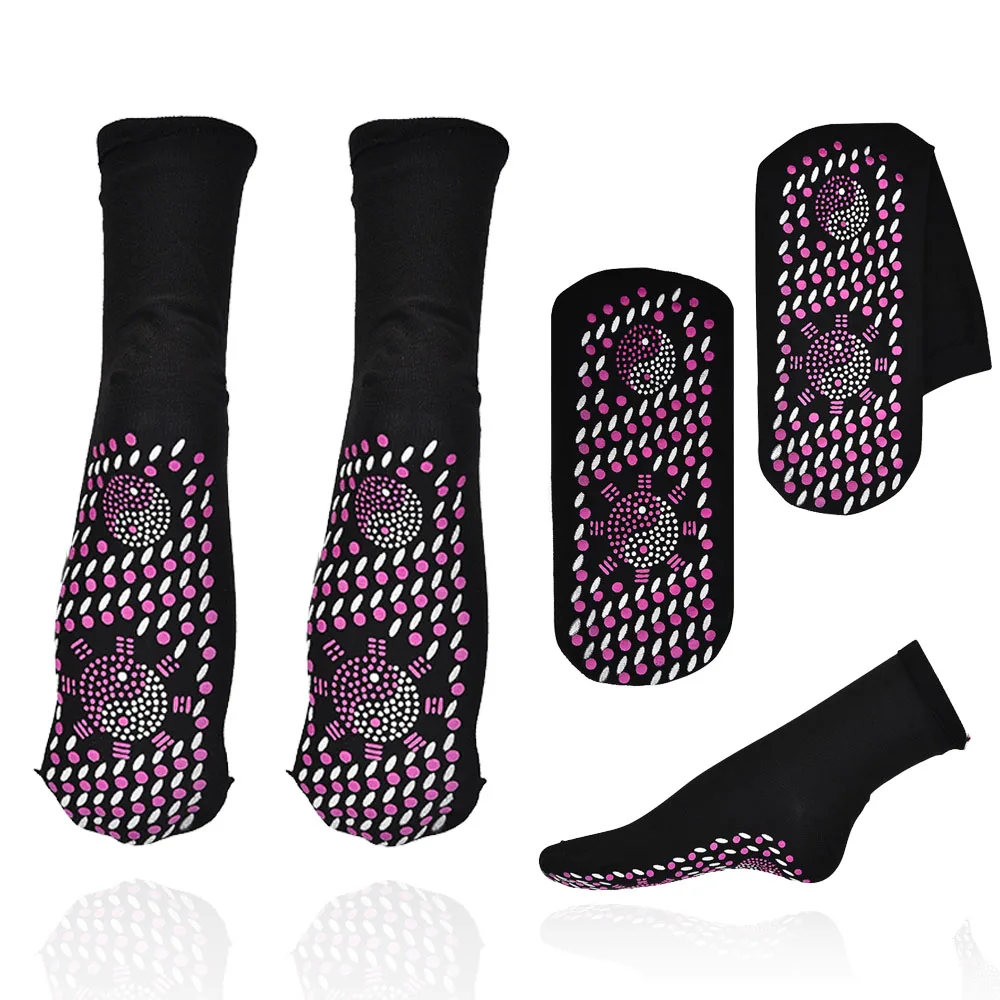 1/3pairs Tourmaline Self-Heating Socks Winter Warm Thermal Foot Care Socks Slimming Short Sock Magnetic Therapy Feet Sock