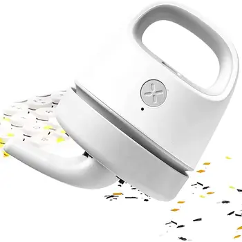USB 충전 및 이중 모드 흡입 기능이 있는 데스크탑 진공 청소기, 먼지, 키보드, 부스러기, 머리카락, 종이용 미니 진공 청소기