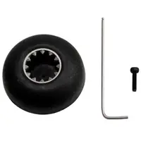 Connecteur de tête de pièce plus lent, douille d'entraînement de mélangeur, noir, pièces de rechange universelles avec vis essorée pour mélangeur Vitamix, 1 jeu 4