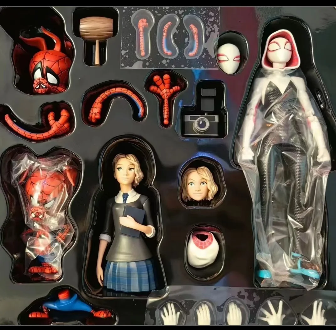 thumbnail image 1 of Figura de acción de Gwen Stacy de 13 cm de Sv Action, modelo de juguete de Sentinel Spider Gwen de Marvel Spider-man Into The Spider Verse, 1 of 5