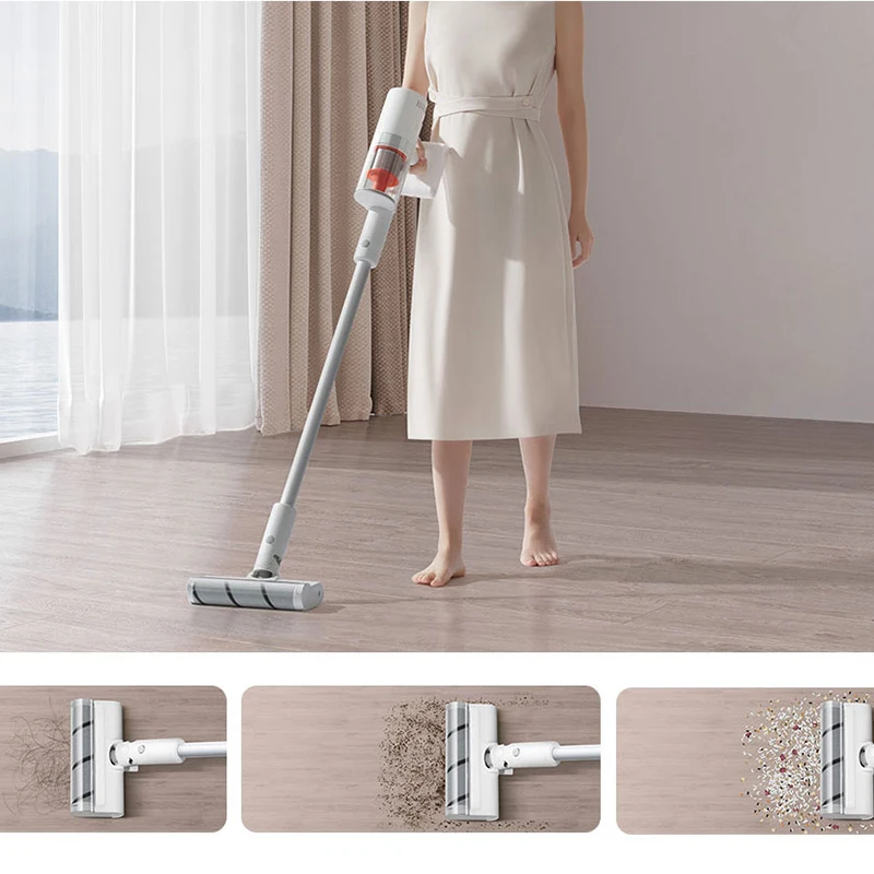 Xiaomi Mijia Wireless Vacuum Cleaner 2 Slim Cyclone Suction Long Battery  Life Sweeping And Mopping Mite Removal Cleaning Tool Mi - AliExpress