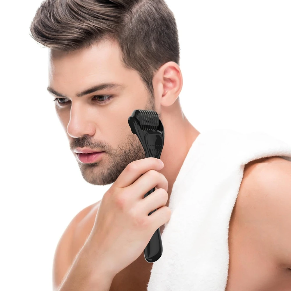 Microneedle Derma Roller, 540 Titanium 0.5Mm - Micro Ago Con Hair Serum - Foto 12