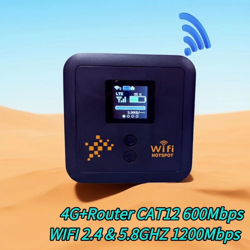 기업용 휴대용 4G LTE-A 4G+CAT12 600M E-Sim 라우터 CA 모뎀 무선 5G 주파수 지원-A31R