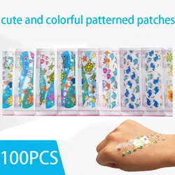 Cartoon Bandaids: Quick Hemostasis & Gentle Wound Care with Flexible, Colorful Designs - 50