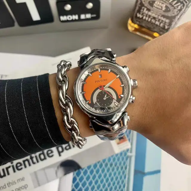 リメイク 時計 y2k customwatch 2025 New Men's Quartz Wristwatch y2k Original Special-Shaped