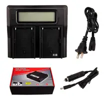 

NP-QM91D charger seat charge FM500H dual channel charger FM50 with LCD fast charge