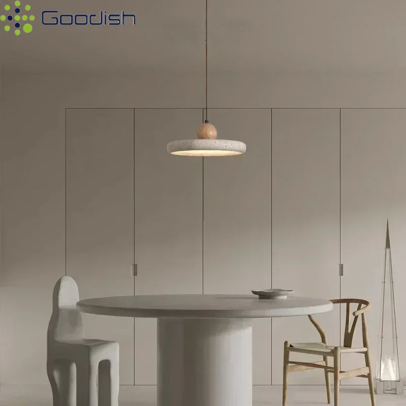 Luminaires suspendus LED en pierre naturelle, style industriel vintage, créatifs, pour la décoration intérieure de la chambre à coucher, lustre 3