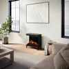 3-Sided Electric Fireplace Stove Heater LED Wi-Fi Alexa Google Remote Control Ambiance Auto Shut-Off Timer Vibrant Colors Smart 5