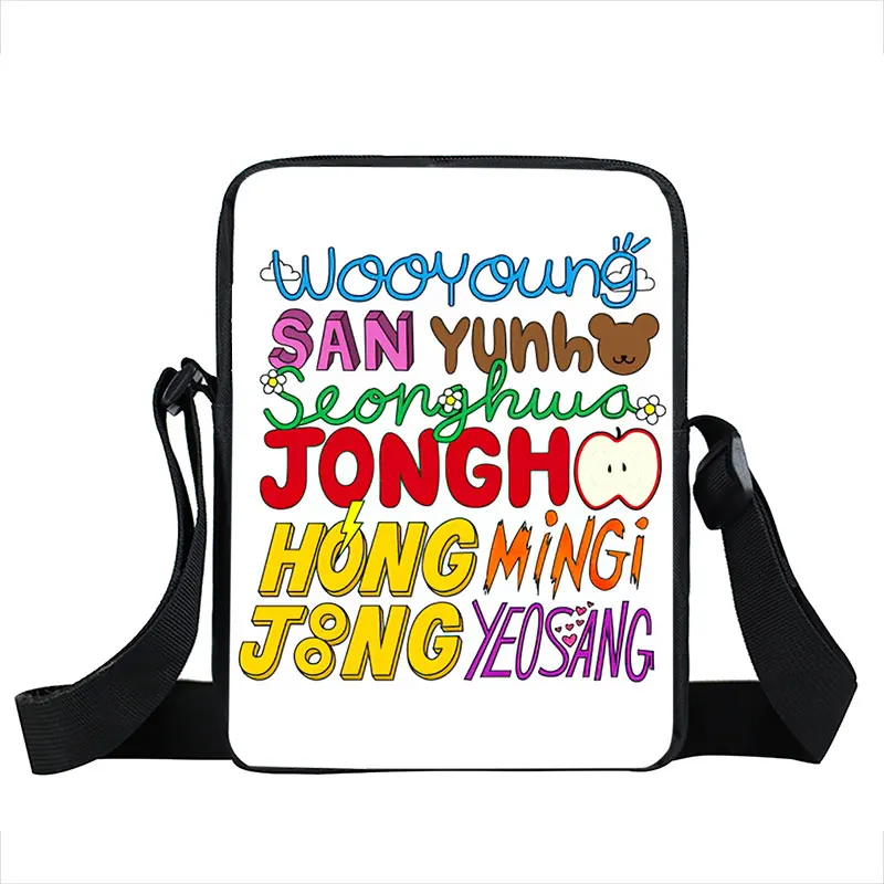 Shoulder bag crossbody bag ladies handbag Korean Kpop ATEEZ Print Messenger Bag