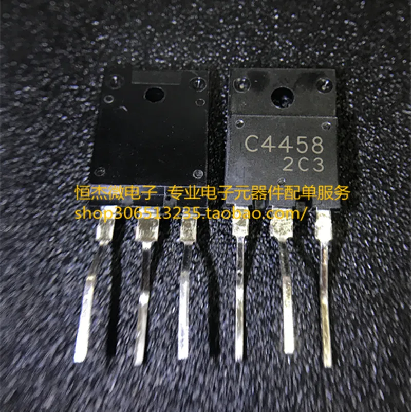 

10PCS/ Original imported brand new 2SC4458 C4458 NPN transistor TO-3PF 800V 7A spot