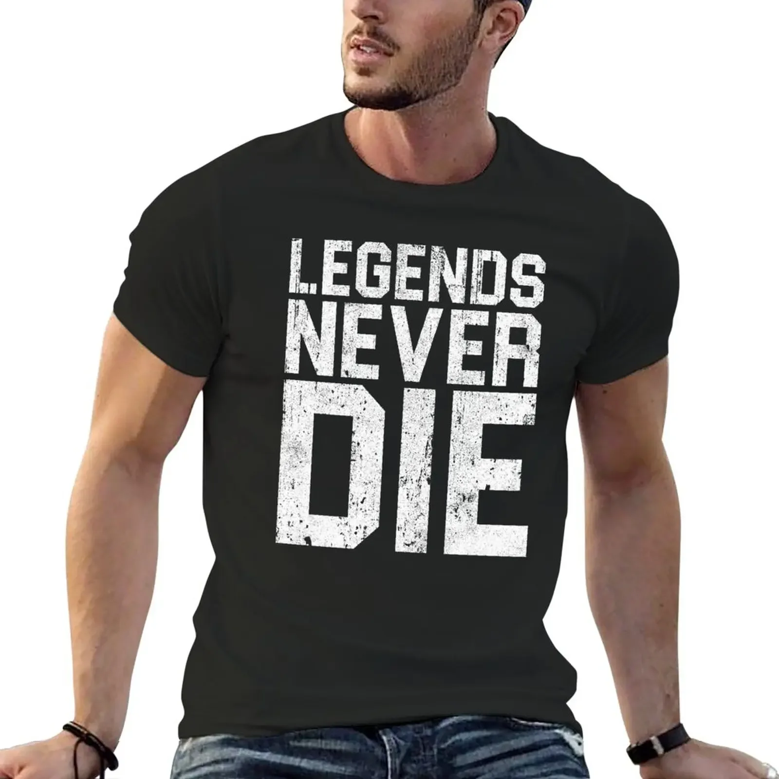 

Legends Never Die T-Shirt quick drying boys animal print mens champion t shirts