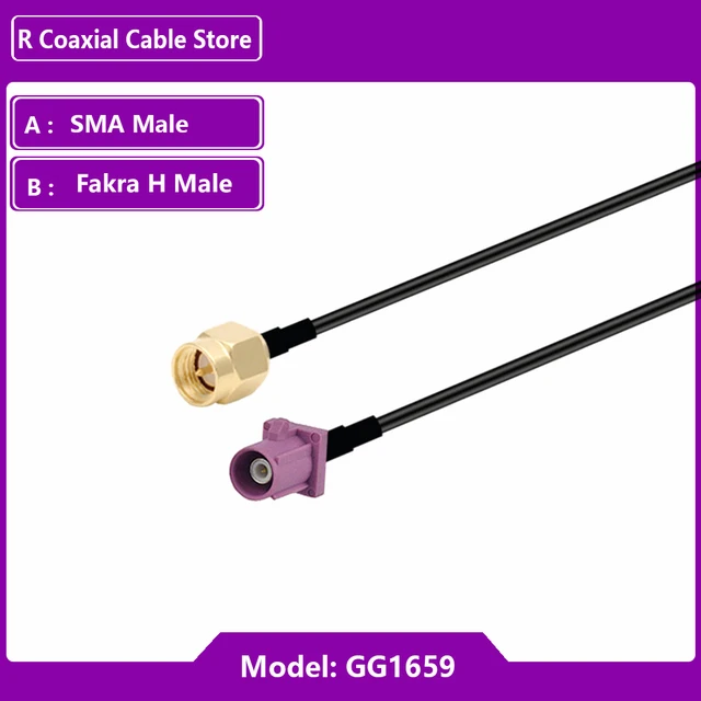 Cavo GPS Fakra C A SMA - Spirale, 30cm, Per Antenne Auto, DVR, Navigazione - Foto 9