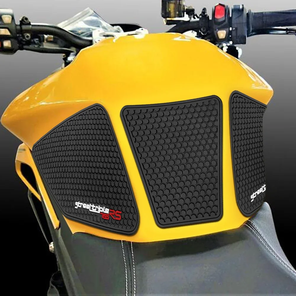 Za nalepko pokrovčka rezervoarja za gorivo za motorna kolesa, pokrov rezervoarja, protizdrsna zaščita, Street Triple 765 765 R RS, dodatna oprema_voghion.com