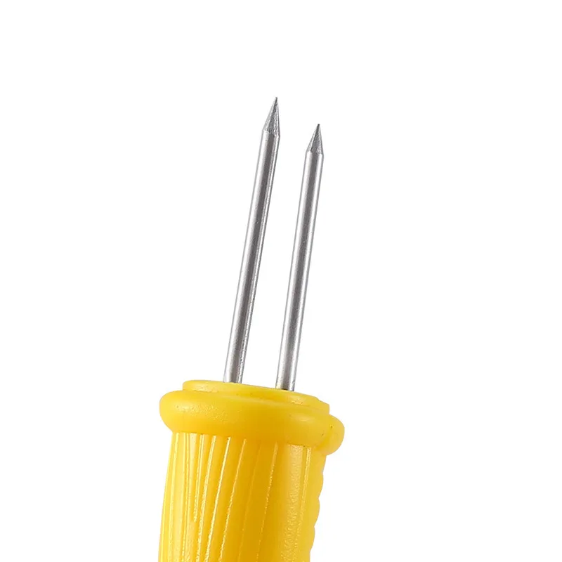 10/20pcs Fork Corn Skewer Stainless Steel Corn Holders Barbecue Garpu Fruit Forks for Kitchen Outdoor Camping Parties BBQ Tools