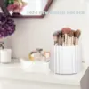 360 Rotating Makeup Brush Holder 8 Slots Make Up Brush Organizer Removable Spinning Cosmetic Brushes Storage Pen Holder 2