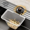 Kitchen Sink Drain Rack, No Drilling, Foldable Filter Rack, Kitchen Waste Anti Clogging Rack, Leftover Food Filter Rack 4