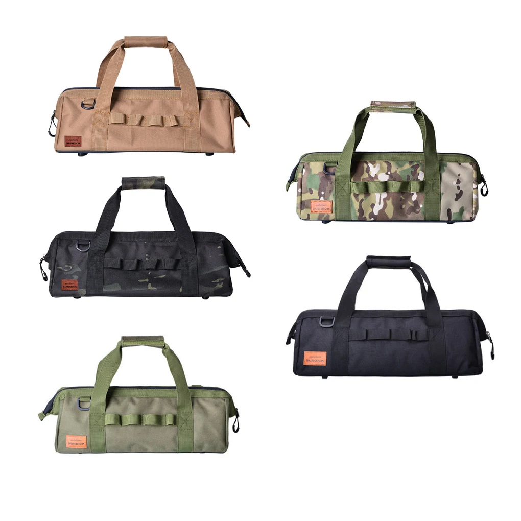 

Tool Storage Bag Camping Tent Peg Nails Box Large Capacity Waterproof Outdoor Heavy Duty Foldable Accessories Sand