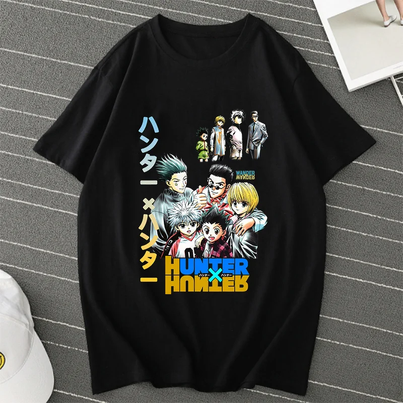 HUNTER×HUNTER ハンターハンター　キルア　Tシャツ ハンター × キルア・ゾルディックの男性と女性のためのTシャツ