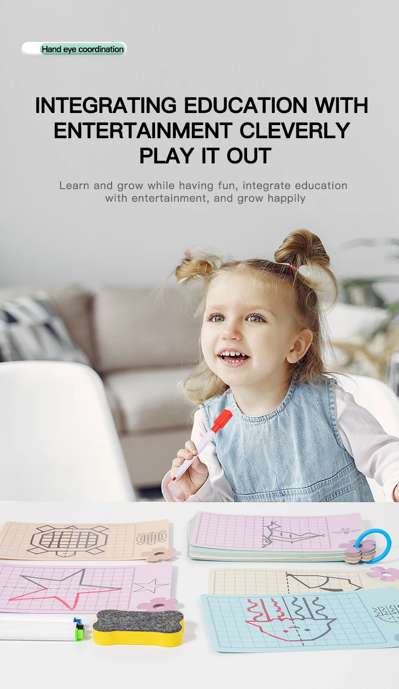 Magical Tracing Workbook Montessori Pen Control Training Book_voghion.com