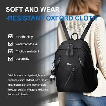 1pcs Women's Trendy Street Style Backpack - Oxford Fabric  for Teens 1