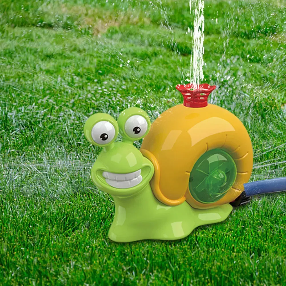 Garden Sprinkler Cartoon Snail Water Game Summer Backyard Lawn Pool Party Baseball Toy