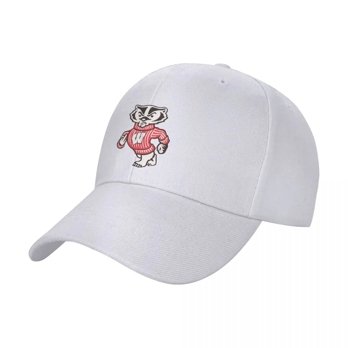 

Wisconsin Baseball Caps Snapback Fashion Baseball Hat Breathable Casual Outdoor For Men's And Women's Polychromatic Customizable