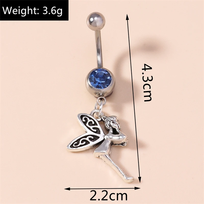 Sexy Kristalls chale Regenbogen Bauchnabel Ringe Piercing Bauch Nabel Ring für Frauen Sommer Körpers chmuck Zubehör – Detail 4