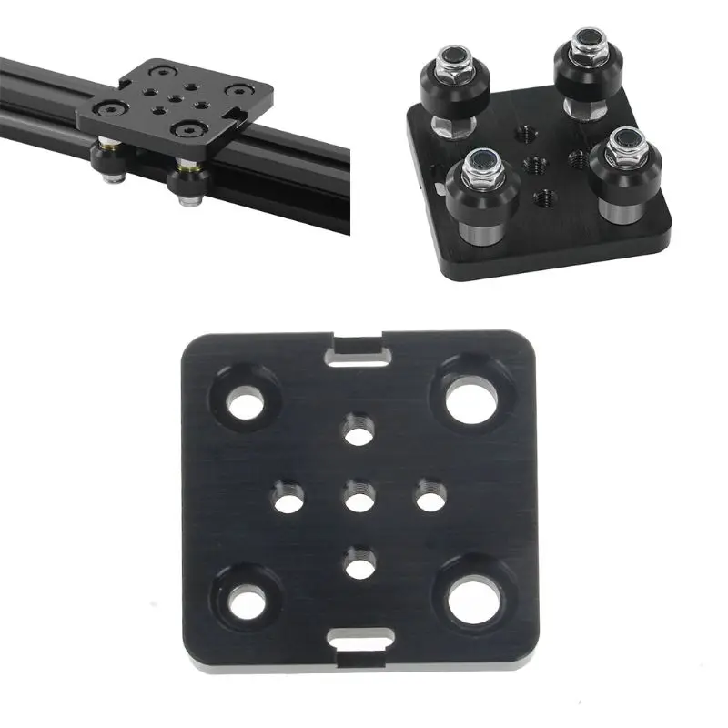 V-slot Mini Five Roulette Mini V Gantry Rod Plate for V-Groove Aluminum Profile