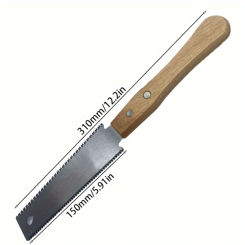 Small Pull Hand Saw Double Edge Blade Cutting Handsaw Wood PVC Pipe Flexible Garden Japanese Saw Tool for DIY Woodworking 6
