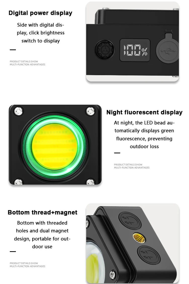 Led Camping Lantern Portable Waterproof With Infinite Dimming_voghion.com
