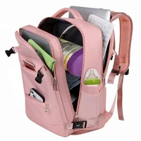 Mummy Bag Nappy Backpack Large Capacity Multifunction Cabin Bag with Shoe Storage Multilayer Separation Waterproof Diaper Bags 2