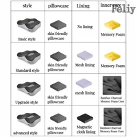 Memory Foam Office Chair Cushion Car Seat Support Pads Buttocks Pillow Massage Hips Orthopedic Pillow Coccyx Pain Relief Cushion 2