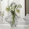 Nordic Glass Vase Flower Pot Garden Desk Luxury Table Acrylic Vase Transparent Plant Modern Small Floreros Office Decoration 6