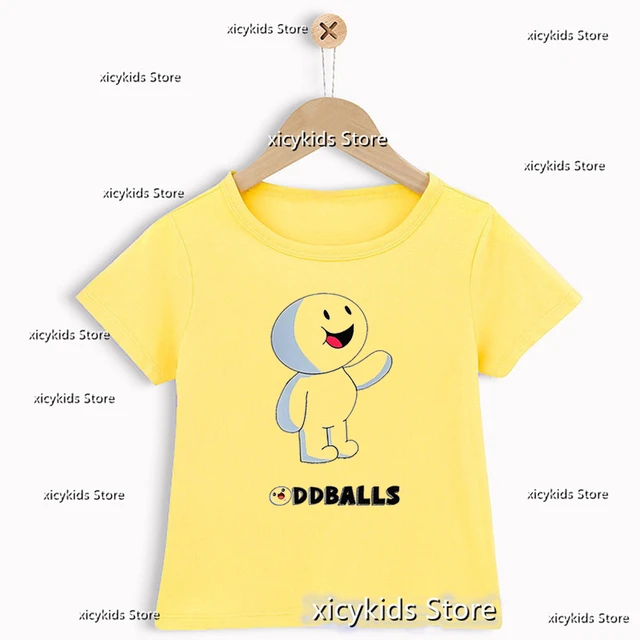 New arrival children's t-shirt animation Oddballs cartoon print t