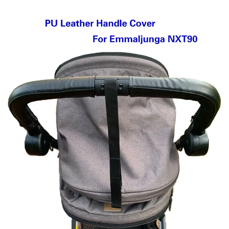 Baby Stroller Leather Armrest Handle Cover For Emmaljunga NXT90