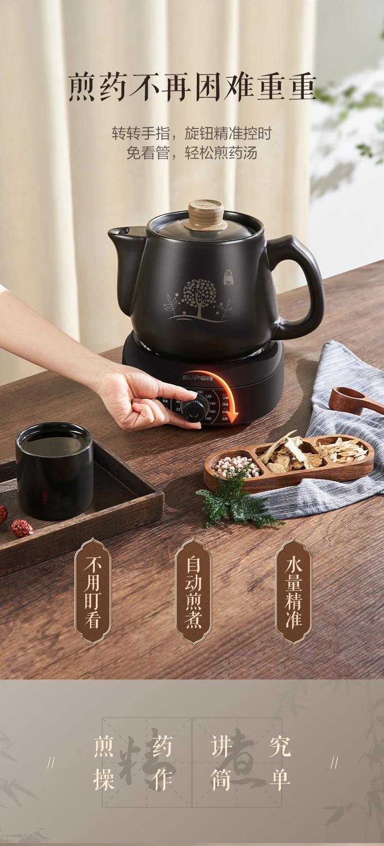 Description Picture 3 of item220V Soothe Your Body with This Electric Kettle for Brewing Medicinal Herbs
