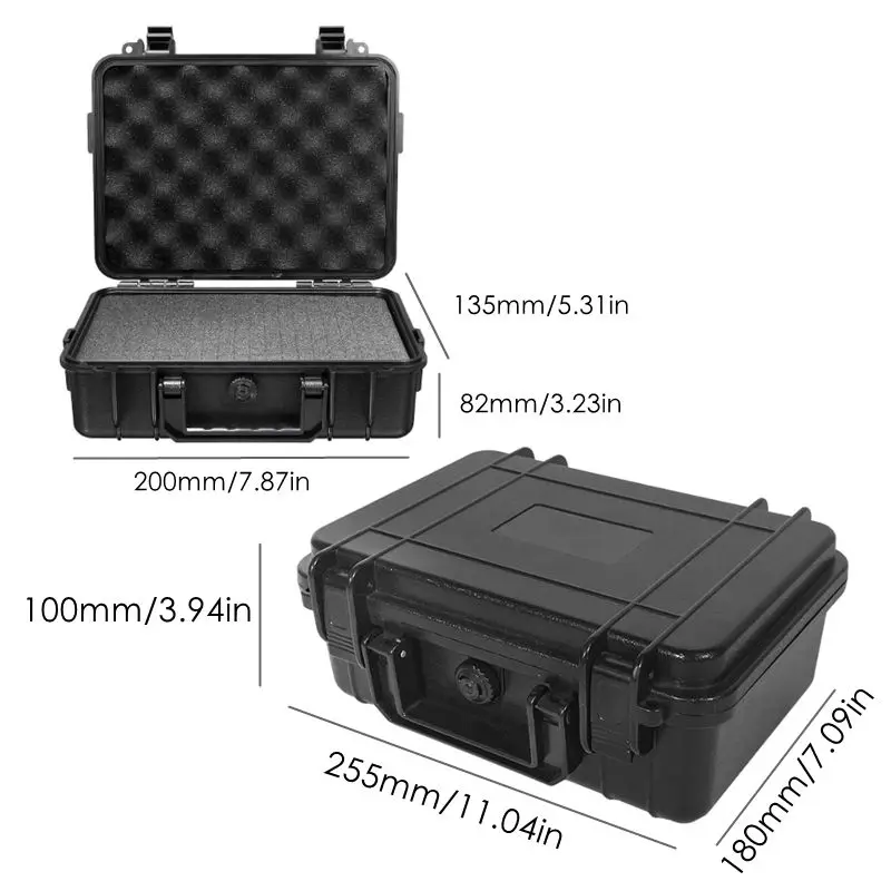 Caja de herramientas impermeable Técnico/electricista herramienta  organizador caso, maletín con ruedas Elefante EL2007TWC